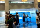 Wieder im Einsatz: Das HföD-Messeteam im Foyer der Meistersingerhalle Nürnberg